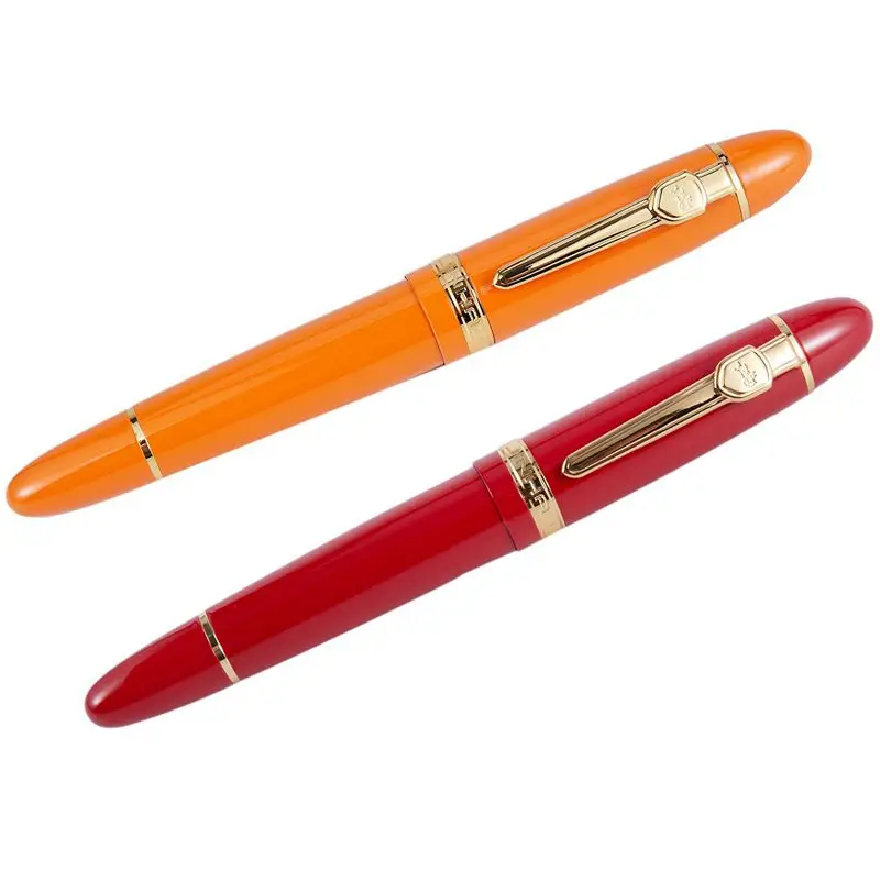 JINHAO 2 шт. 159 18KGP 0 7 мм среднее перо с широким основанием авторучка Бесплатная