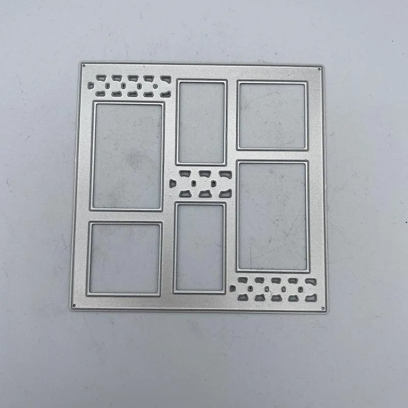 

Metal Cutting Die Rectangle Embossed Paper Card Album Craft Template Stencil Dies