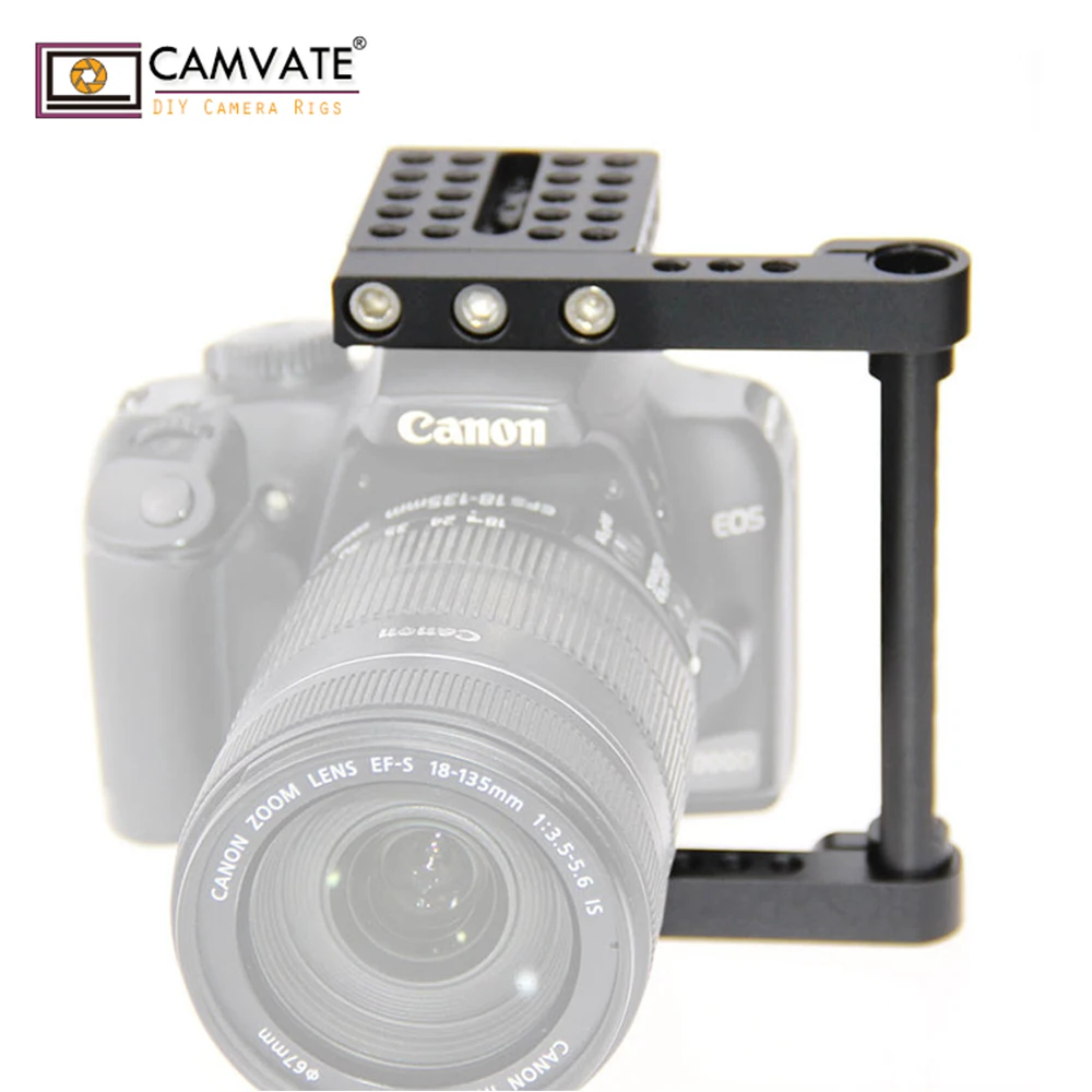 Камера CAMVATE Rig для Canon 7D MarkII 5D MarkIII 60D 70D/Nikon D7000 D7100 D7200 D300S D610/Sony A99 GH4 GH3 GH2|fotografia