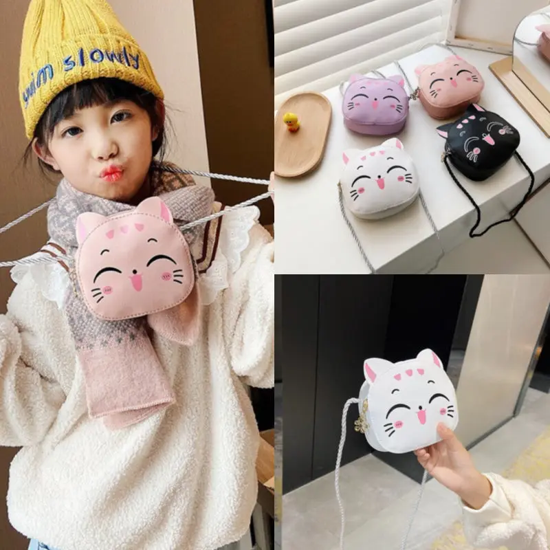 

Милые детские сумки через плечо, модные аксессуары для принцесс, мини-сумки, милый кошелек для монет для девочек и мальчиков, кошелек для ден...