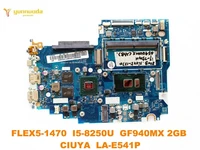 original for lenovo flex 5 1470 laptop motherboard flex5 1470 i5 8250u gf940mx 2gb ciuya la e541p tested good free shipping