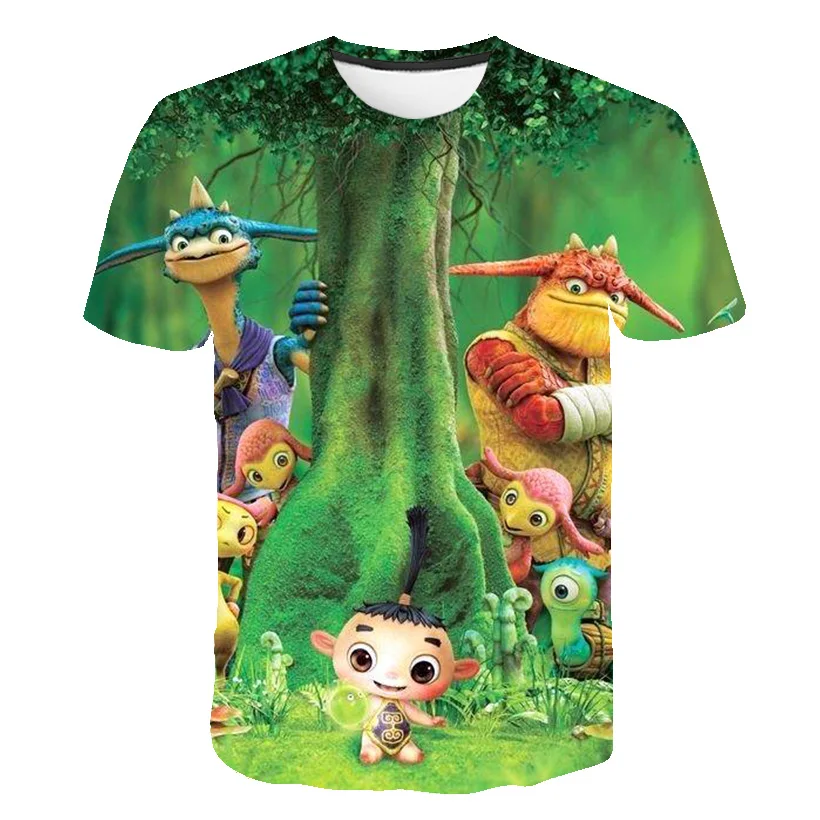 Одежда для мальчиков и девочек от 4 до 14 лет летняя футболка с короткими рукавами