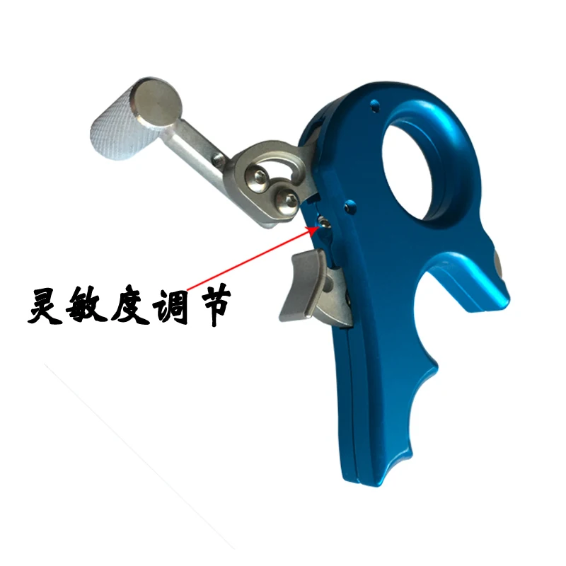 3 пальца Нержавеющая сталь зажим Тип крюк пресс релиз сцепление блочного лука