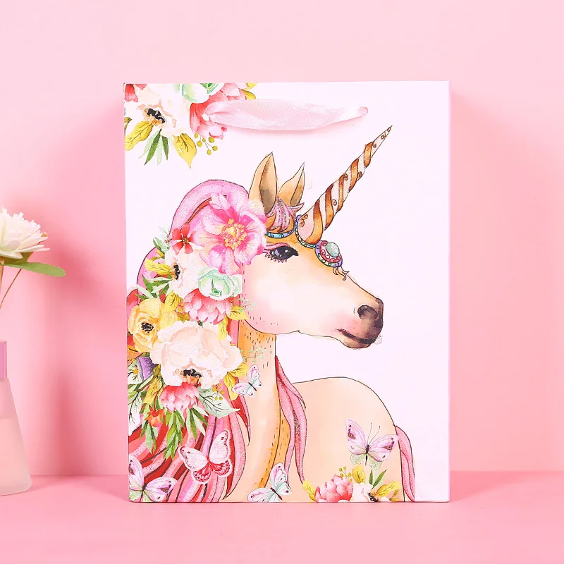1 шт. подарок с Unicorn сумка Единорог для вечеринки дня рождения украшения вечеринок