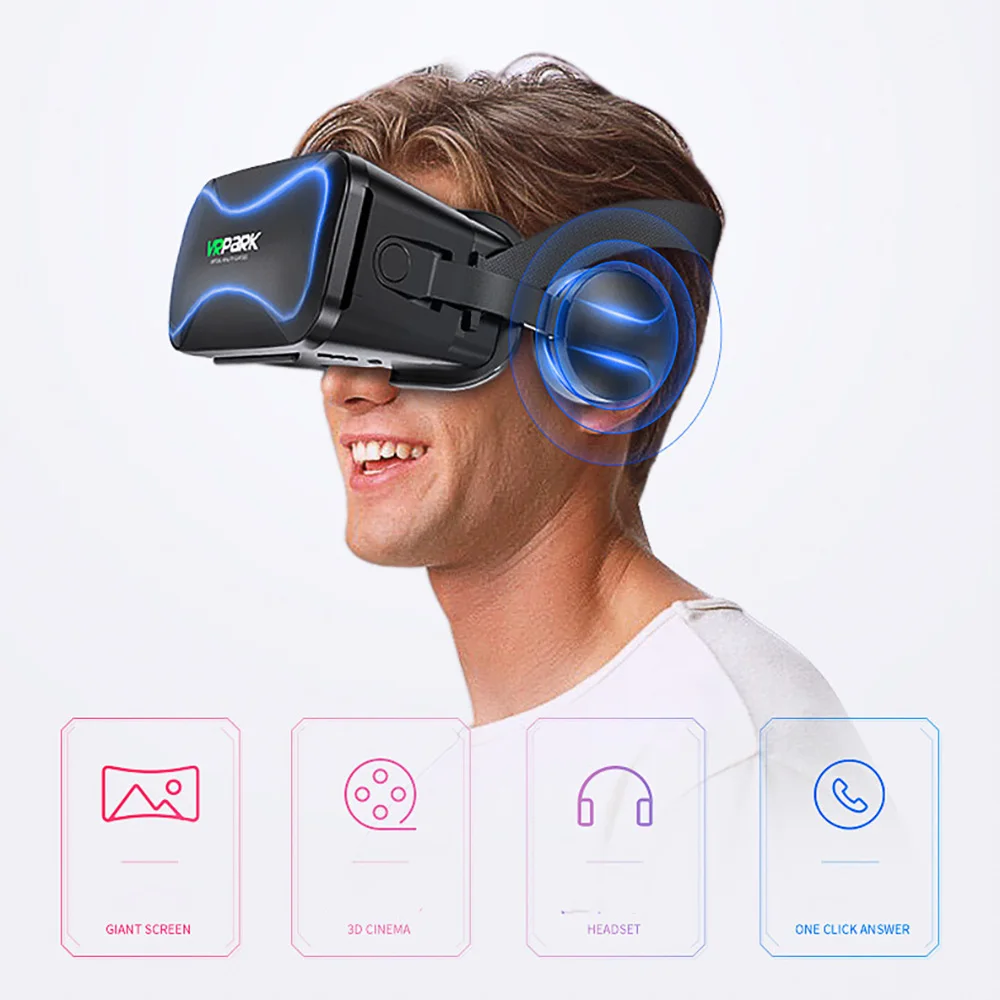 

J203d Virtual Reality Headset Game Movie All-In-One Vr Glasses Advanced Immersive 3D Theater Eye Protection Perfect Gift