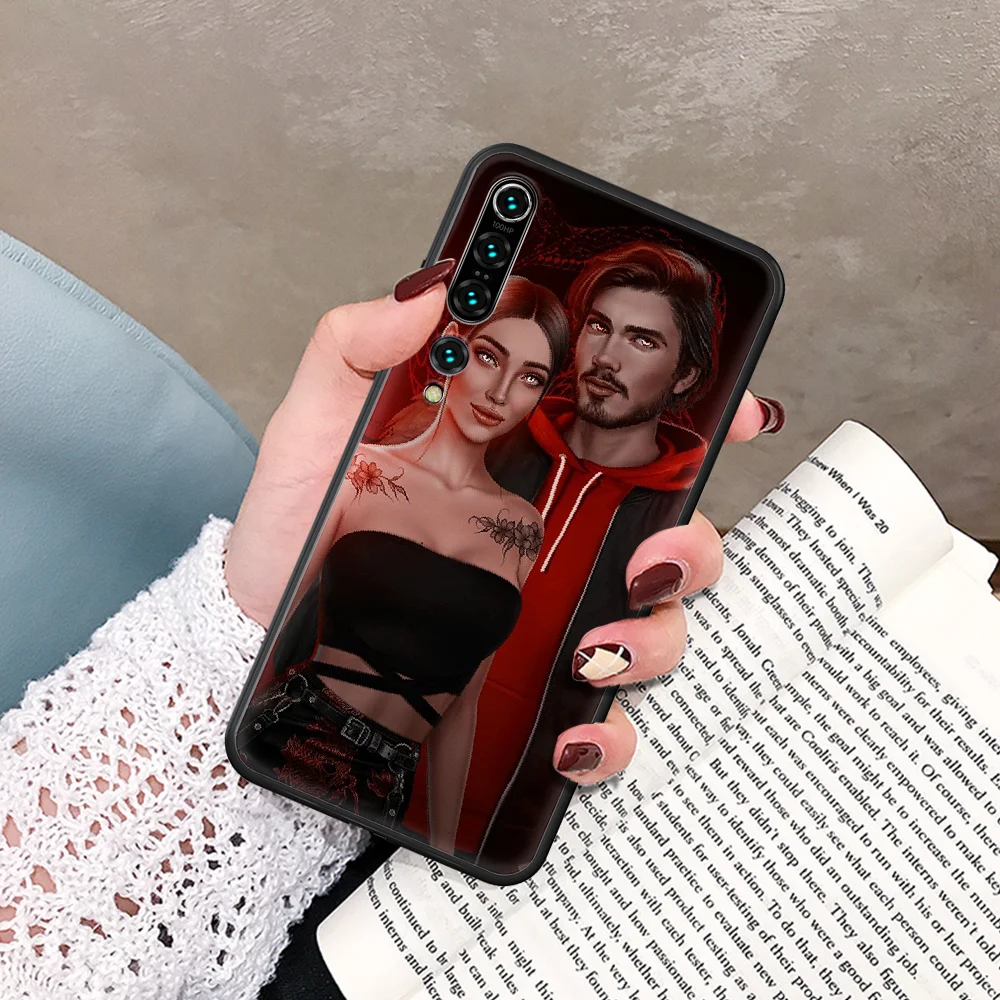 

Romance Club Phone Case For Xiaomi Mi Note 10 A3 9 MAX 3 A2 8 9 Lite Pro Ultra black Coque Fashion Cell Luxury Back Tpu Funda