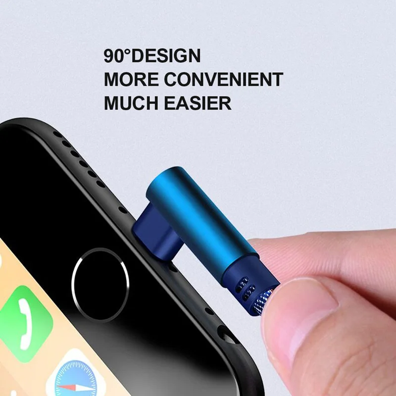 PUJIMAX Denim braid USB Type C 90 Degree Fast Charging cable Type-c data Cord Charger usb-c For Samsung S8 S9 Note 9 8 Xiaomi | Мобильные