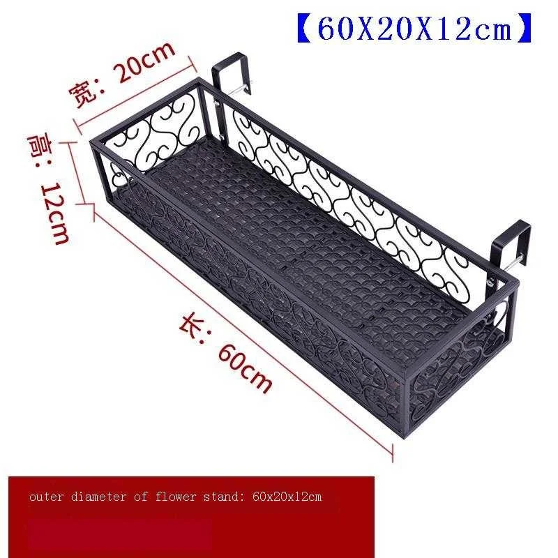 

Balcone Metal Decoration Terrasse Mensole Per Fiori Shelves Rack Varanda Afscherming Stand Balcony Flower Balkon Plant Shelf