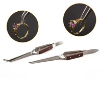 1pc stainless steel cross locking lock tweezers self closing jewelry soldering craft repair hand tool corrosion resistant