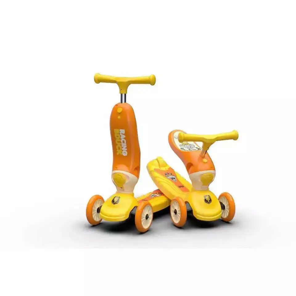 Детский Сияющий скутер для младенцев многофункциональный Балансирующий