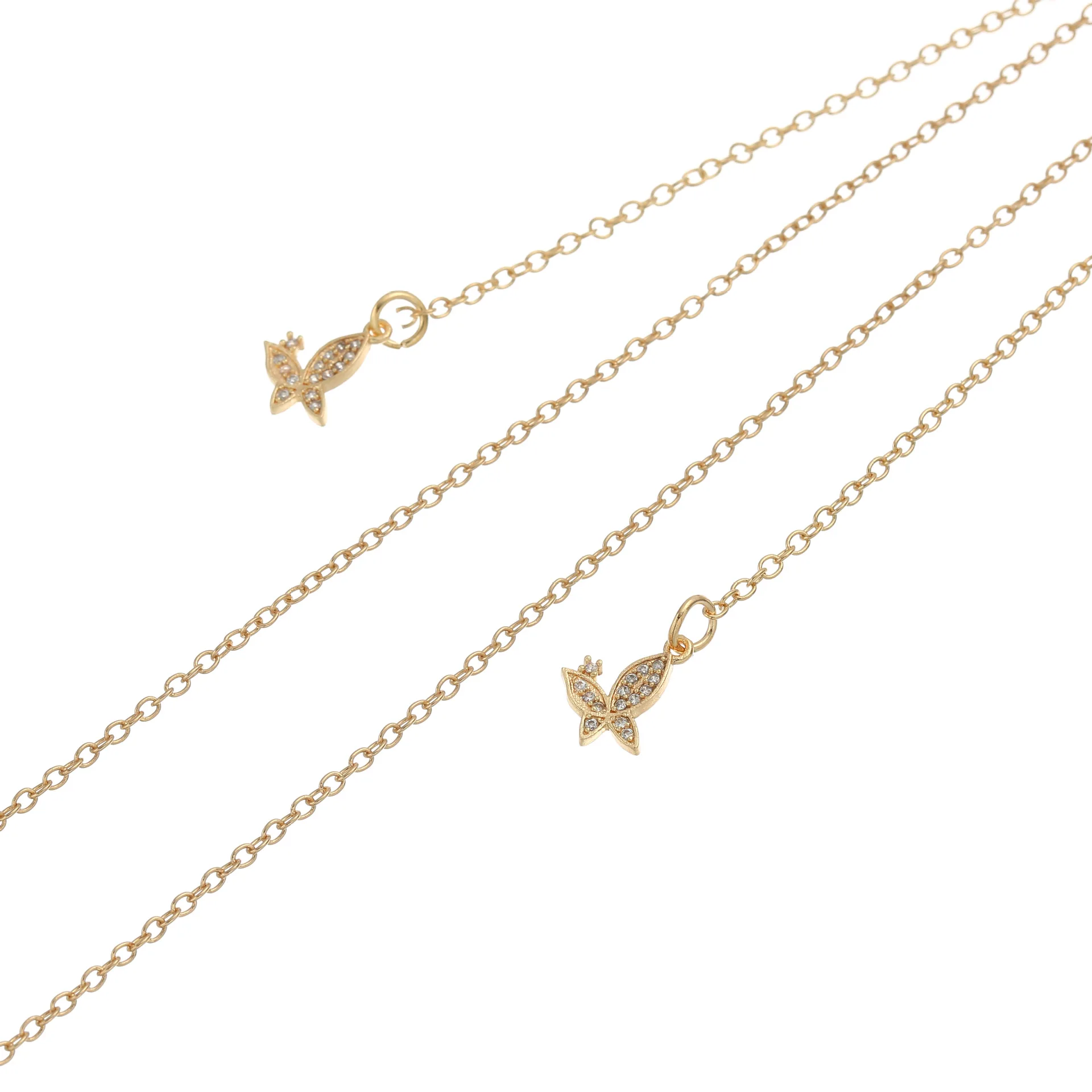 Трендовые золотые металлические очки цепочка для очков женщин и девочек с