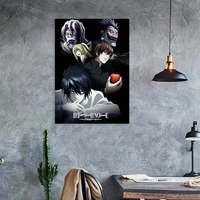 death note anime poster decorative death note characters cosplay wall art canvas painting for wall living room home decor