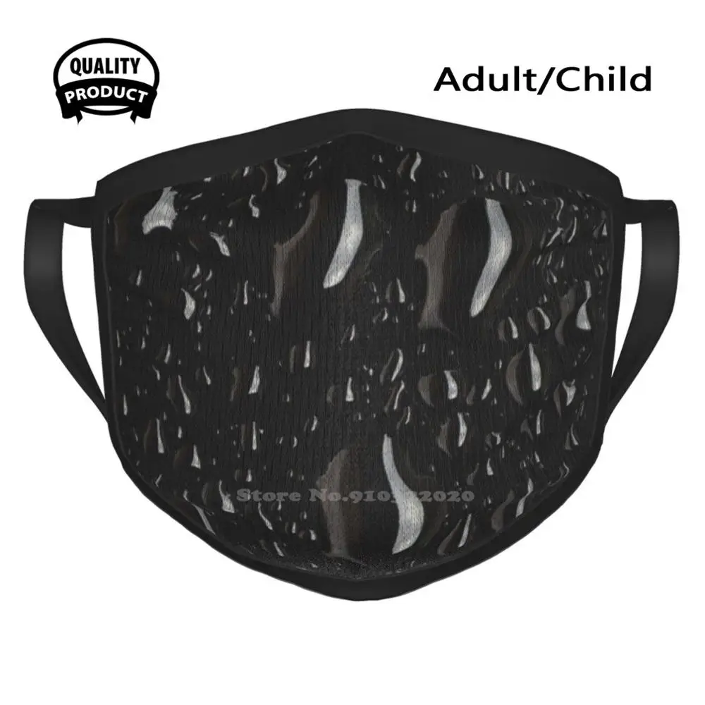 Росы воды на Стекло мягкие теплые зимние маски дождливый день H20 дождь Океанский