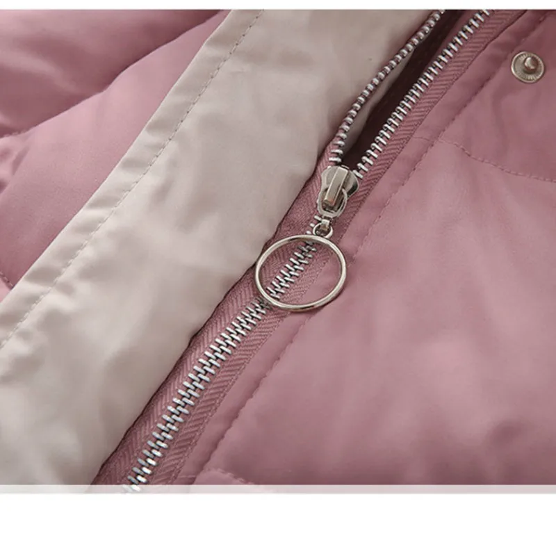 Детская зимняя куртка новинка 2019 модная парка для девочек детские теплые длинные