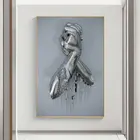 Настенная картина Руки влюбленных из металла, абстрактная живопись, постеры, печатные скульптуры, декор для гостиной