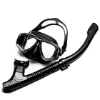 Профессиональная маска для подводного плавания с трубкой, противотуманные очки, Набор очков, силиконовое снаряжение для плавания, рыбалки, подводного плавания, для взрослых и детей