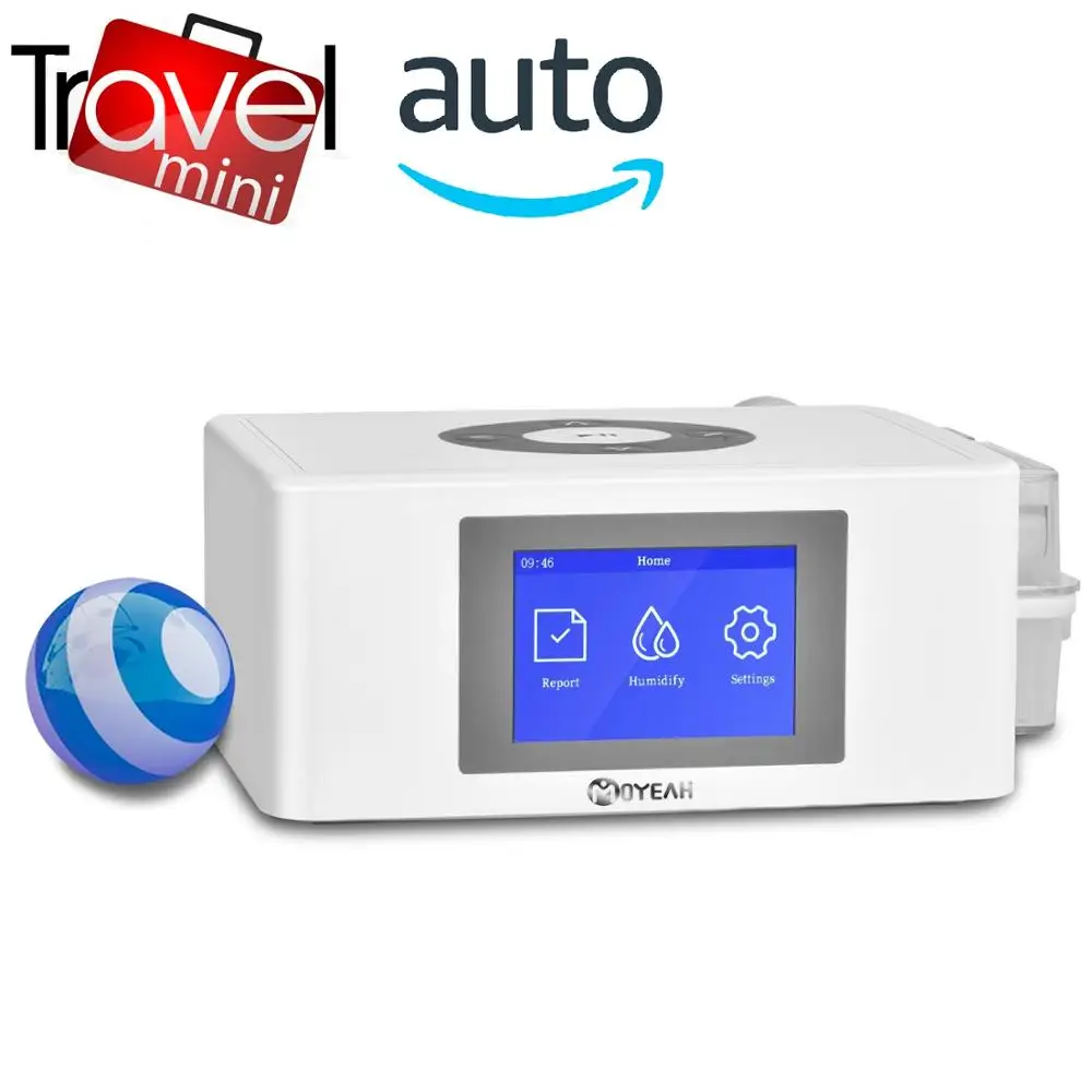 MOYEAH Мини-Дорожная APAP машина APAP туристическое устройство портативное CPAP автоматическое с маской Шланг Воздушный фильтр увлажнитель воздуха для апноэ сна