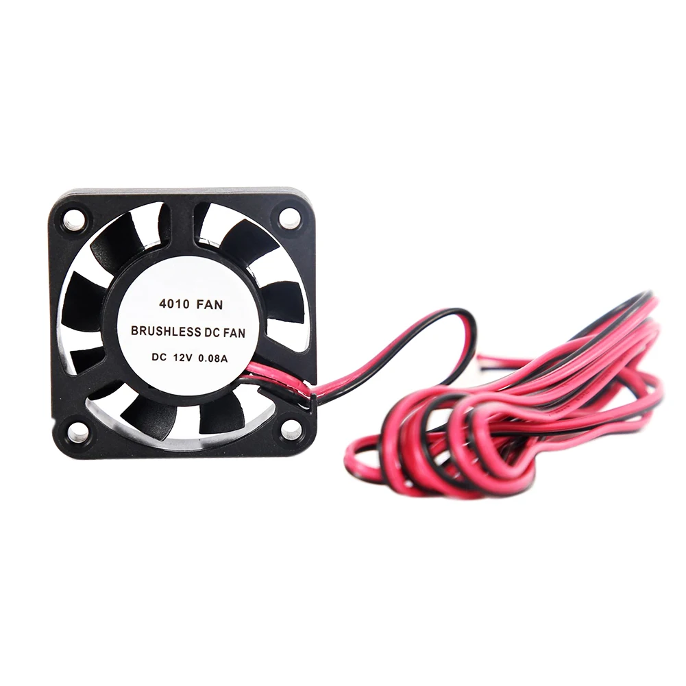 Вентилятор для 3D-принтера DC 12V 1 2 W 0.08A Бесщеточный Охлаждающий вентилятор 7000r/мин
