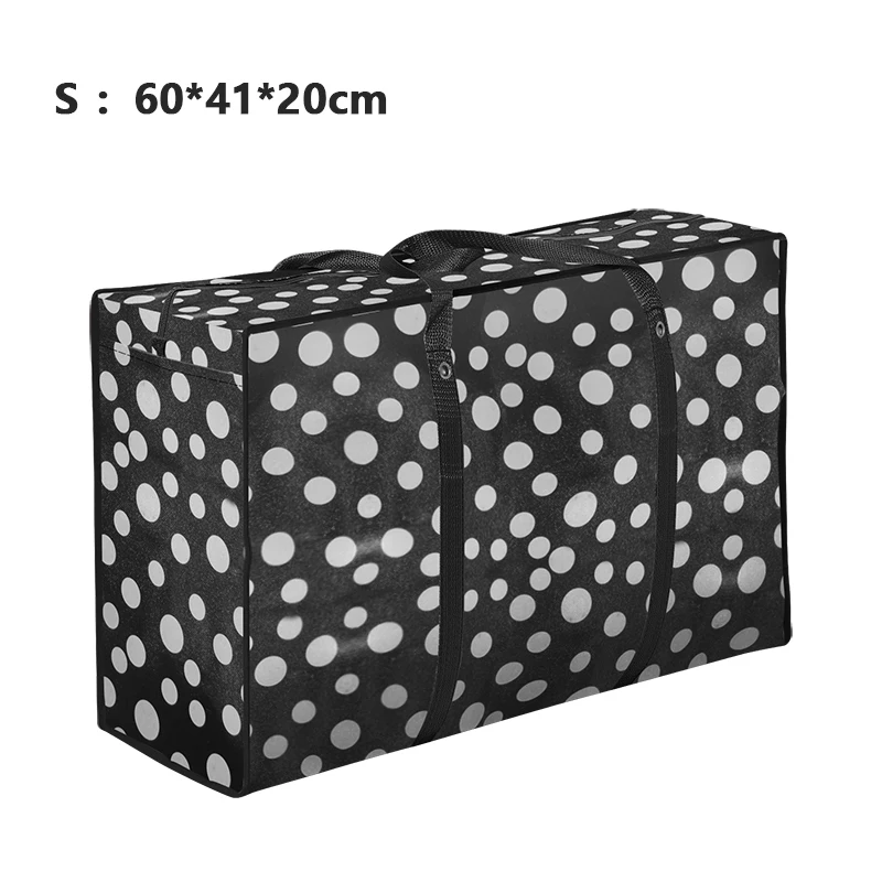 5S 60x41x20cm Большая сумка для путешествий, большая тканая сумка для путешествий, сумка для сортировки одежды из водонепроницаемой пленки, Большая вместительная сумка для доставки - Цвет: 5S 60x41x20cm