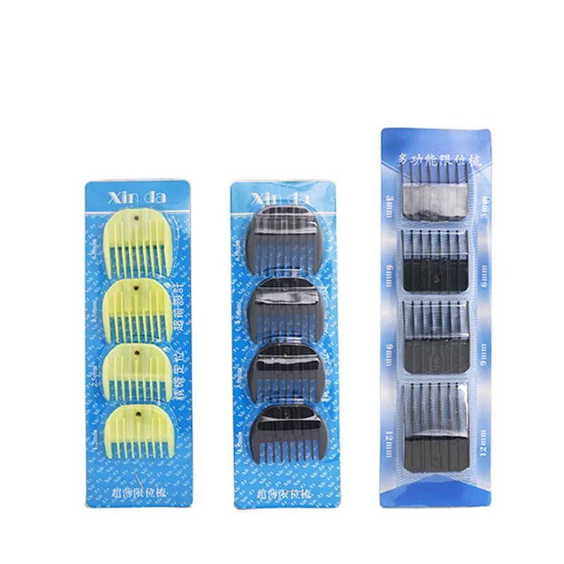 

Hair Clipper Limit Guide Comb Hairdressing Trimmer Plastic Comb Haircut Tool Set Positioning Comb Hair Clipper Professional