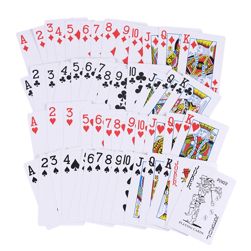 54 карты/1 набор настольная игра в покер с классическим узором игральные карты