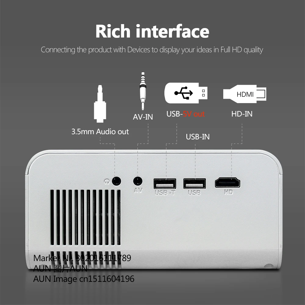 aun a13 full hd 1080p projector mini beamer led home theater android smart tv 4k vidoe projector for home cinema mobile phone free global shipping