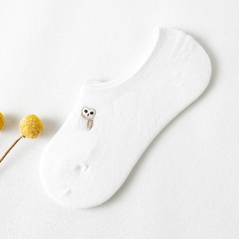 2020 Новое поступление хлопковые короткие носки с женские невидимые животными