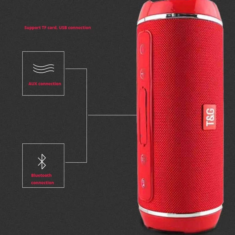 Bluetooth Колонка TG116 Беспроводная портативная водонепроницаемая|Портативные