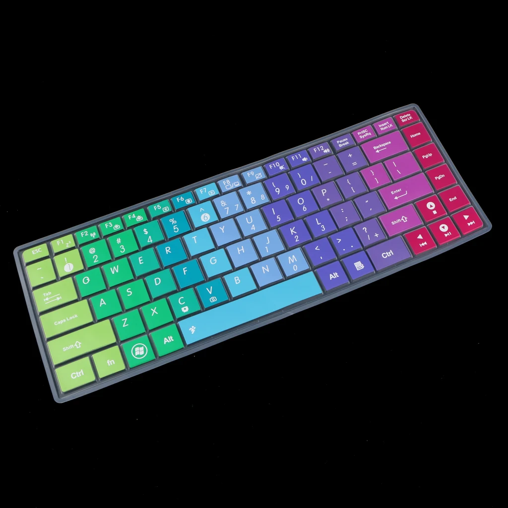 

Dustproof Silicone Laptop Keyboard Skin Film Cover for ASUS K40 P80 P81