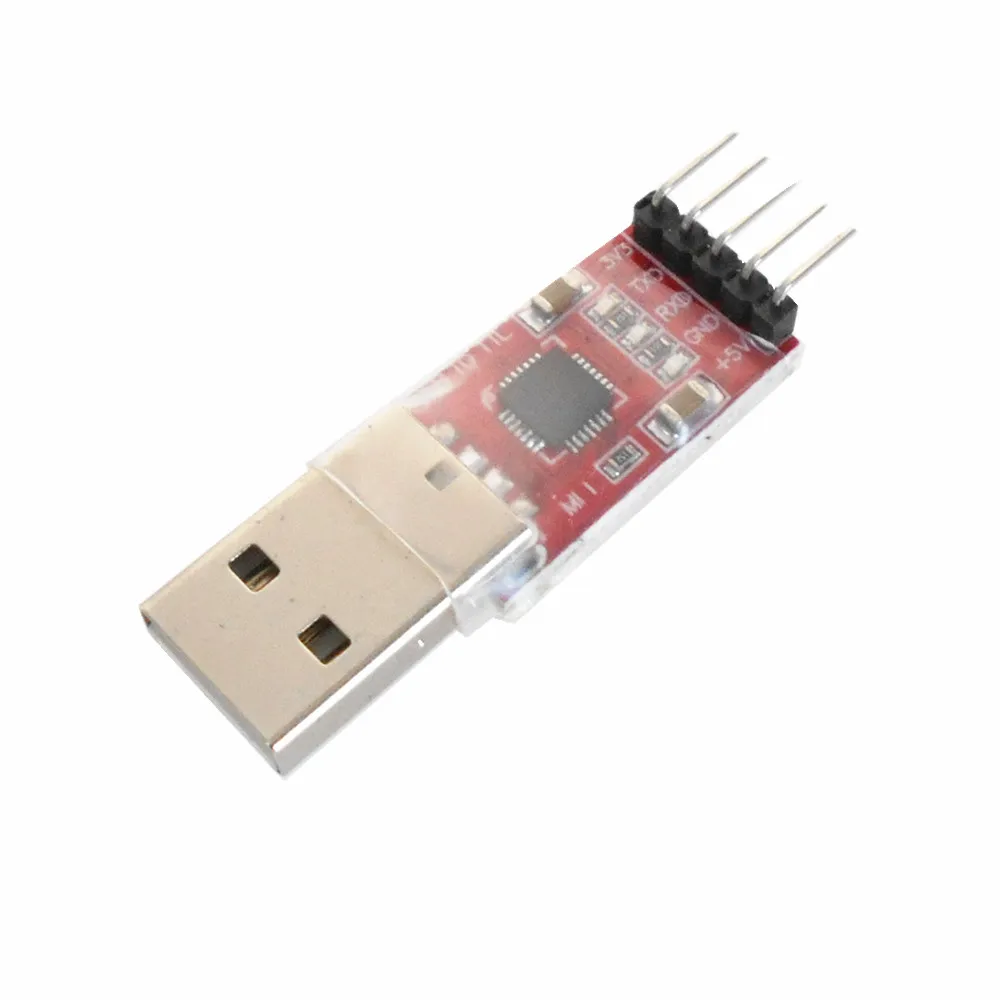 CP2102 module USB TO TTL to serial port UART STC downloader with 5pin DuPont lines. | Электроника