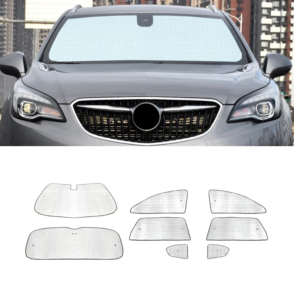 

Солнцезащитный козырек на лобовое стекло для Buick Envision 2014-2019, защита от УФ-излучения, один комплект для переднего бокового окна, аксессуары дл...