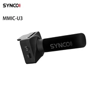 synco mmic u3 cardioid microphone with real time monitoring on camera microphone recording video mic