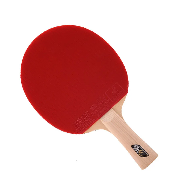 Original Double Fish 9A 9stars Cypress Carbon Fiber Table Tennis Bat Pingpong Racket with quick attack Pimple in Leather Bag