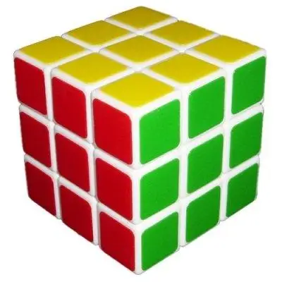 Белый кубик головоломка Fangshi Shuang Ren 3x3x3 профессиональные скоростные кубики