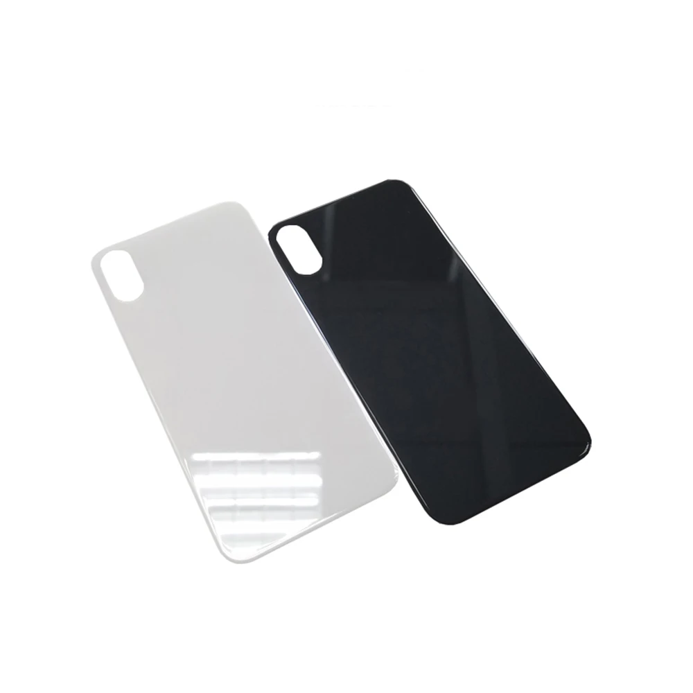 Крышка аккумуляторного отсека для iphone X XS XSMAX задняя крышка из стекла с большим