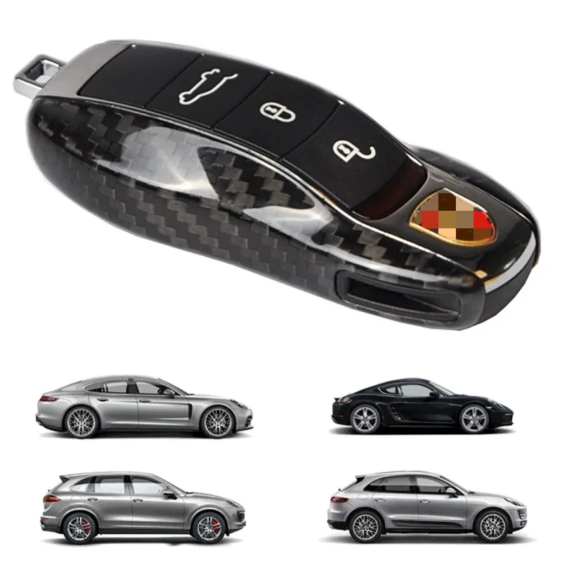 Чехол для автомобильного ключа из углеродного волокна модернизированная
