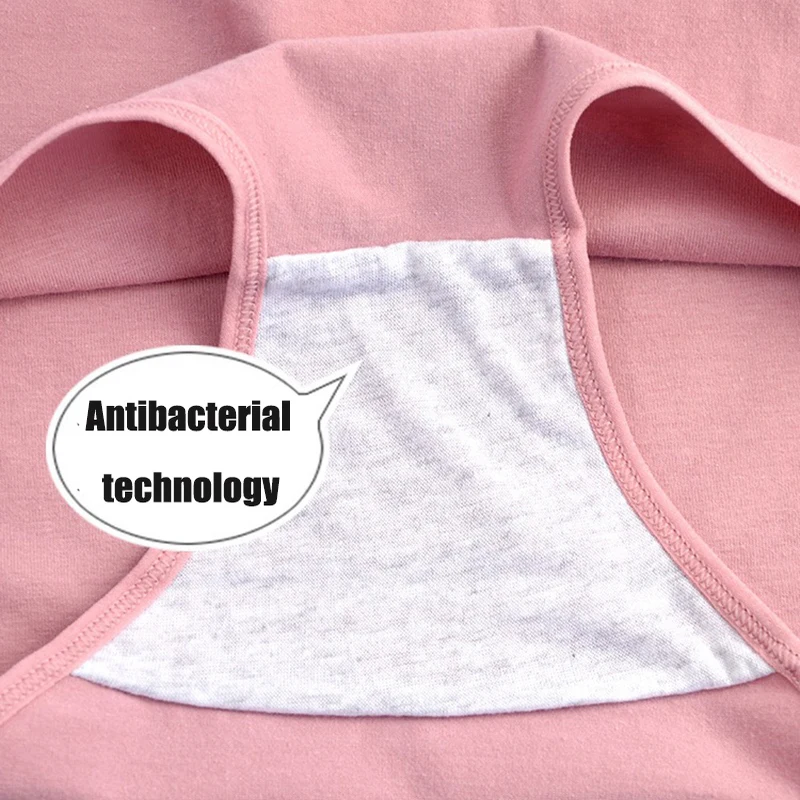 Женские хлопковые трусы с высокой талией эластичные из чистого хлопка бесшовные