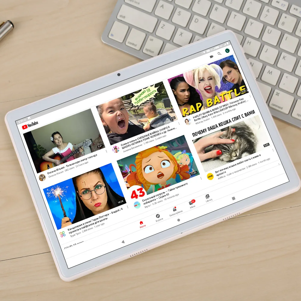 New Original 10.1 Inch Tablet Pc Android 9.0 Octa Core Dual 4G LTE SIM Cards 3G 4G Phone Call WiFi Google Play 10.1 Inch Tablets