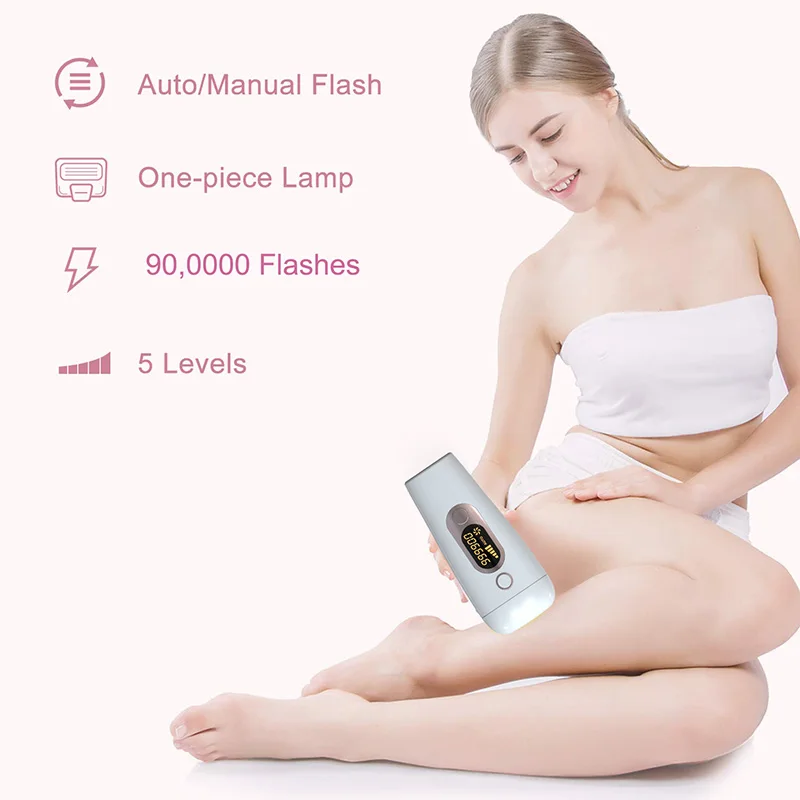 IPL система удаления волос для женщин постоянный безболезненный 900000 вспышек