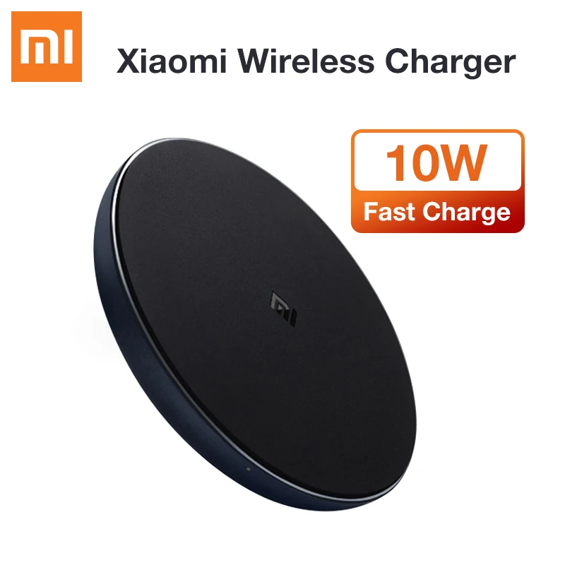 

XiaoMi Mi 10 Wireless Charger Original 10W(Max) Fast Qi Smart Wireless Charge Pad for Mi 10 Pro 9T 9 Mix 3 2s Iphone 8 X XR XS