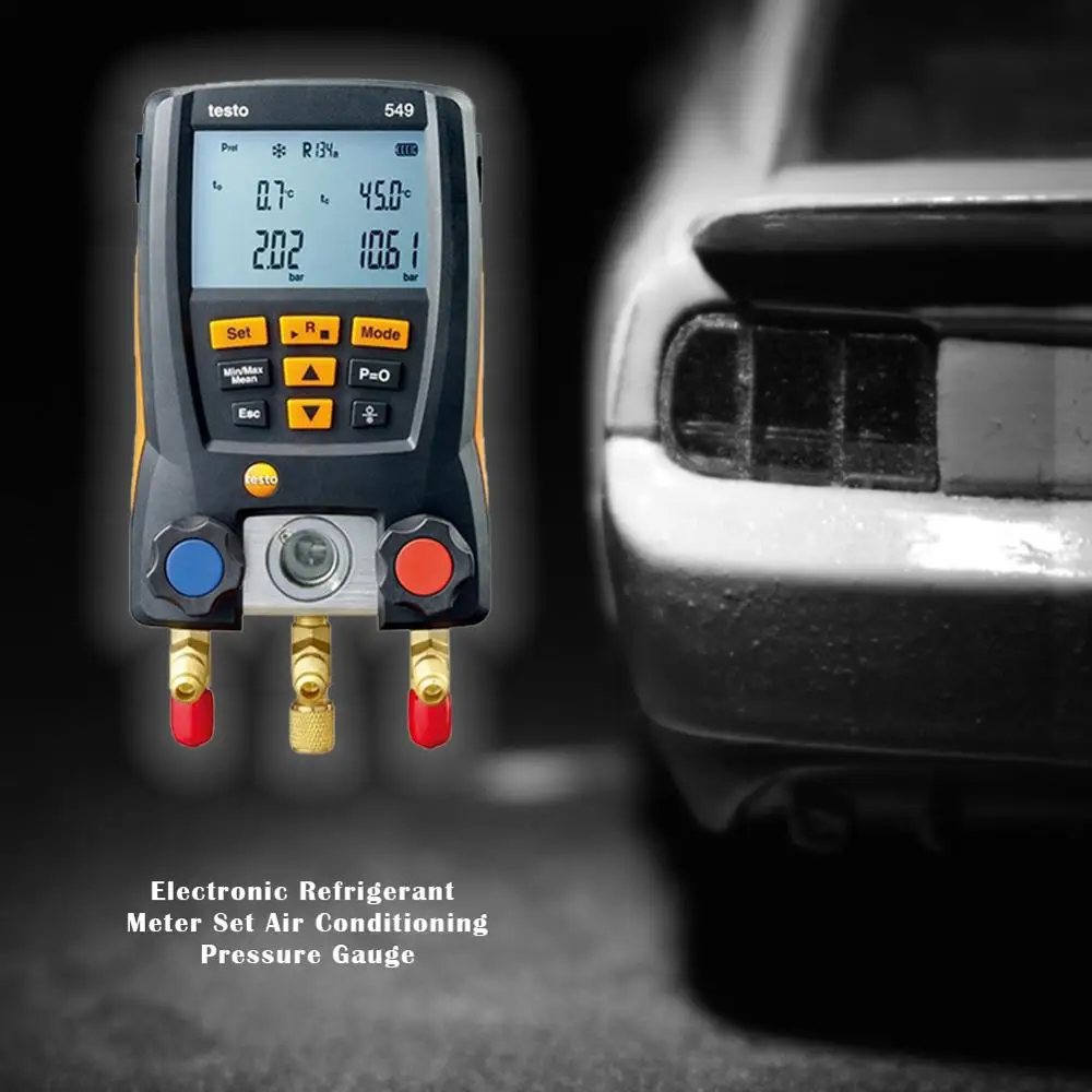 Цифровой манометр Testo 549 датчик давления воздуха для холодильника коллектора