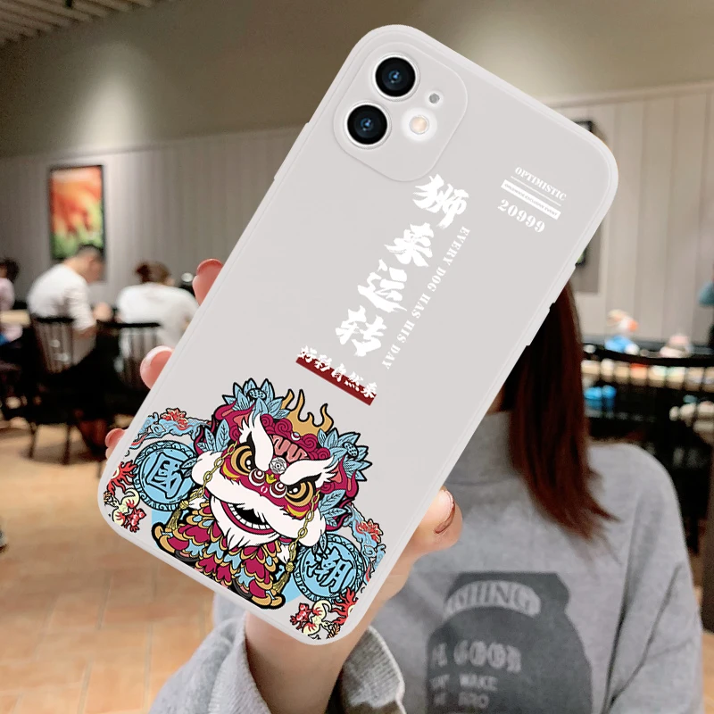 

For iPhone 12 11 Pro Max X XS XR 8 7 Plus Square Liquid Silicone Soft Skin Case Cover For iPhone 13 Mini Cover