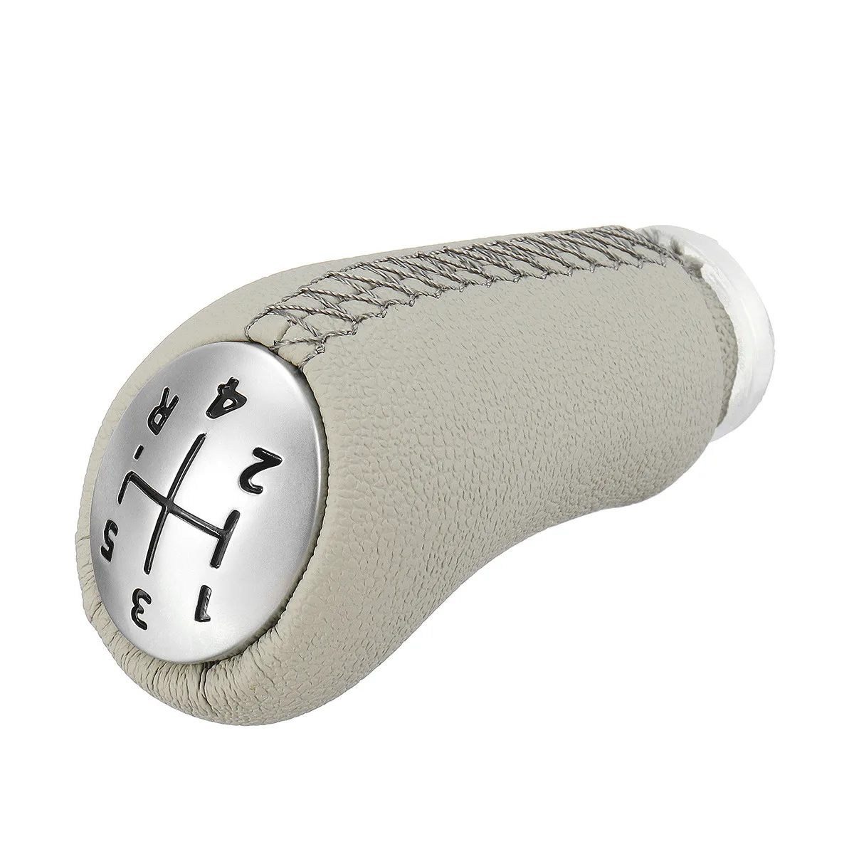 Ручка переключения передач бежевая хромированная матовая для Renault Megane 2 MK2 Scenic II MK