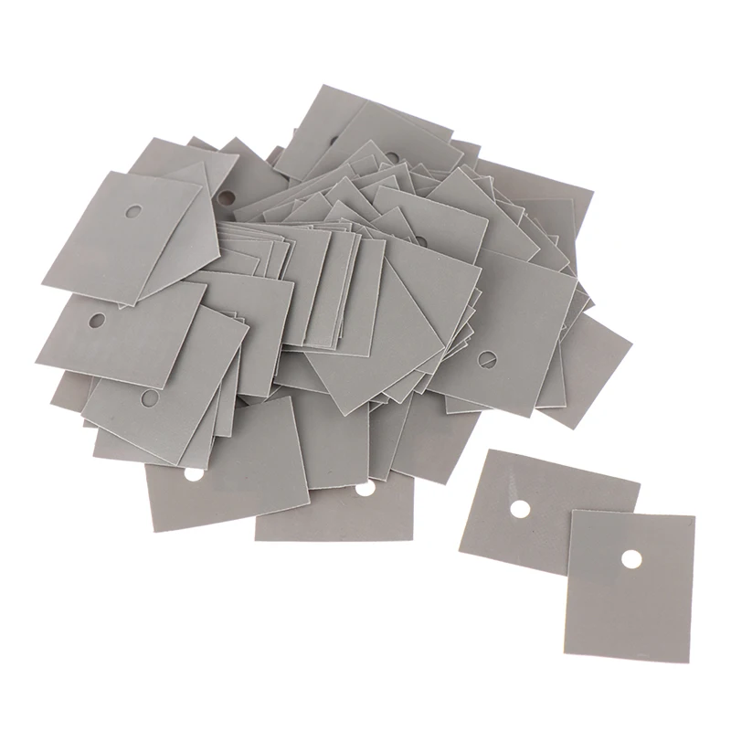 

100pc Large To-3P To-247 Silicone Sheet Insulation Pads Silicone Insulation Film