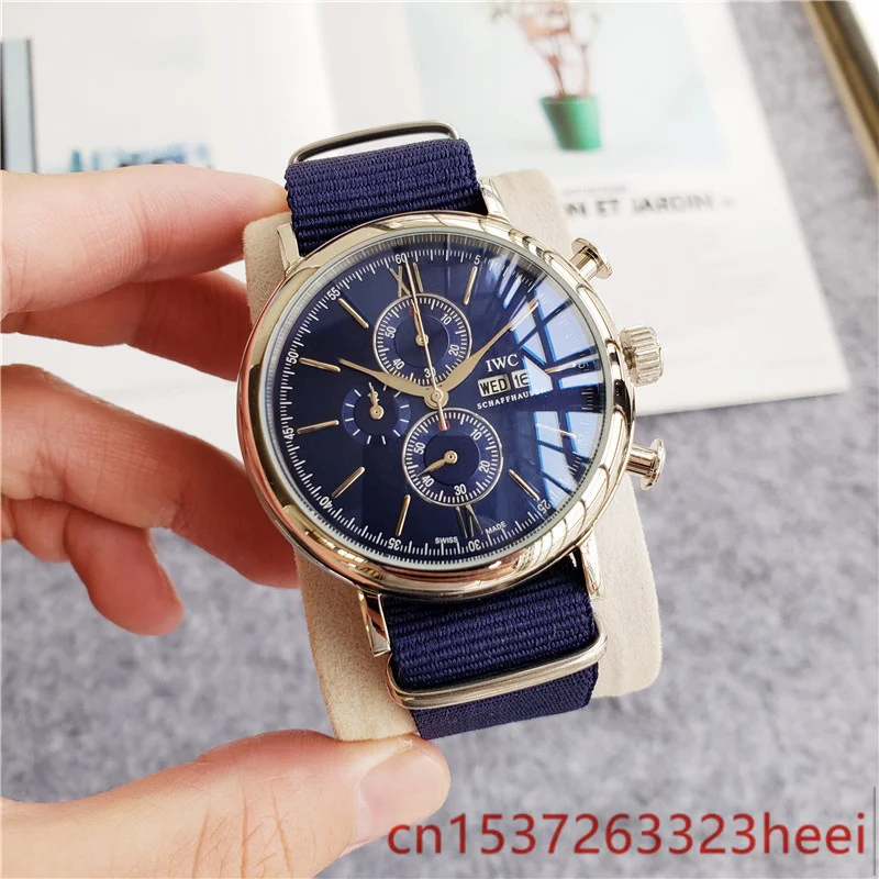 

IWC watch men's skeleton automatic mechanical AAA watch gold skeleton retro men's women watch quartz watch