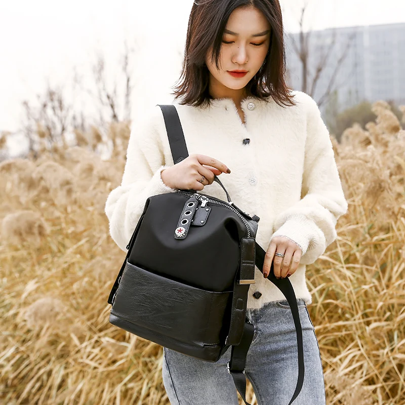 2019 Новый Модный женский рюкзак простой и тонкий для женщин мягкие удобные