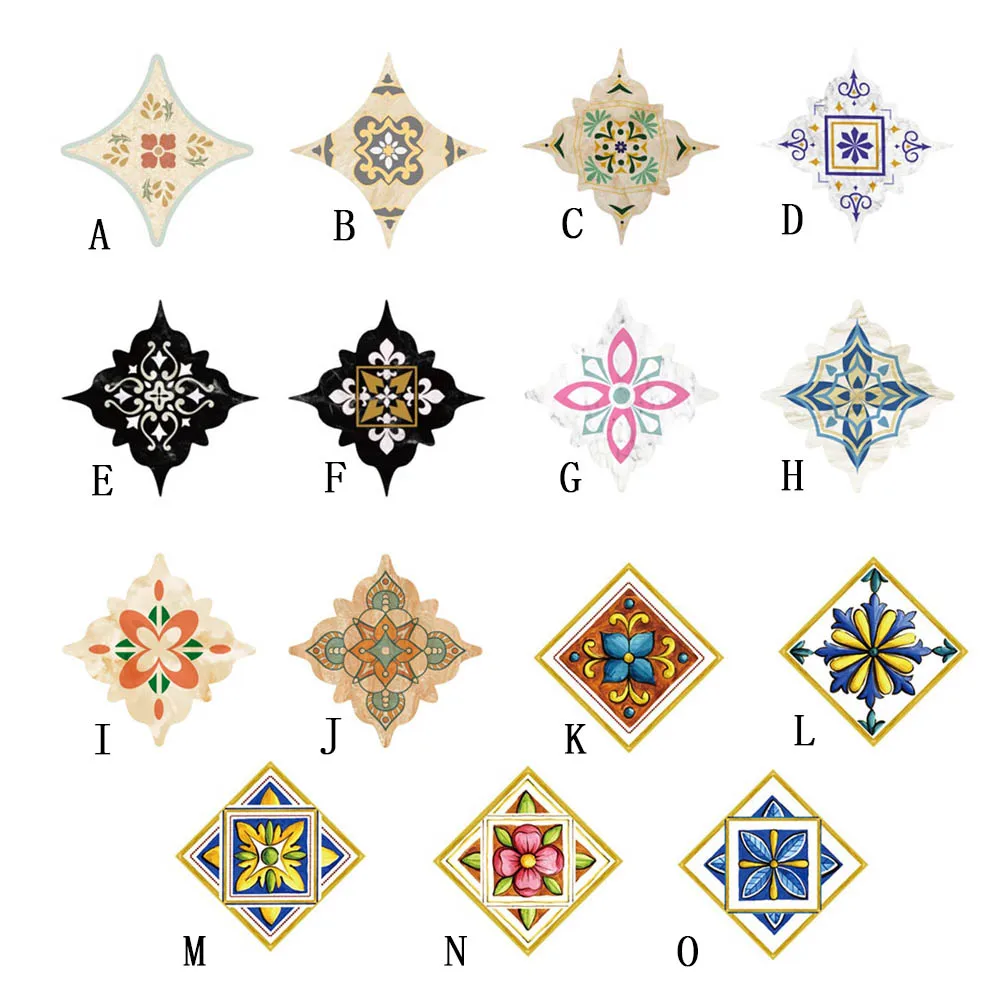 Самоклющеяся ПВХ Керамика плитка Стикеры s Водонепроницаемый стены арт