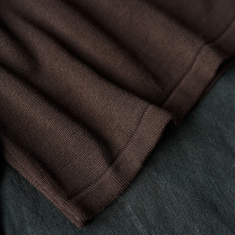 

Women Sweater T Shirt 2-in-1 Fashion Tops Pullover Contrasted Collar for Spring Autumn Knit Tshirt Retro Vintage Loose B01160843