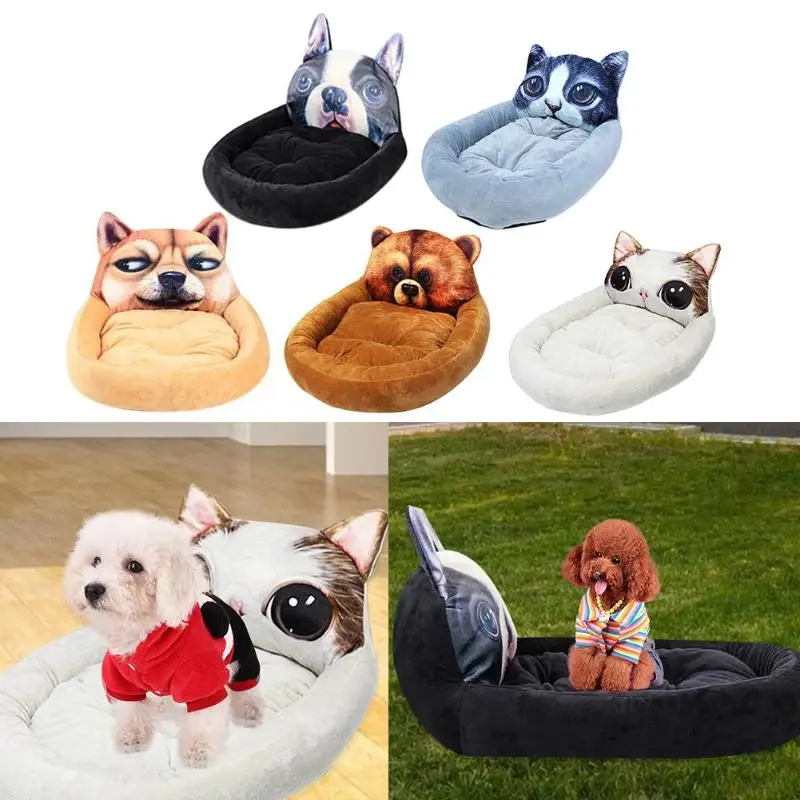 Мультяшный totoro stitch Pikachu Pet Матрас для собачьей лежанки в форме милых животных одеяло для домашних животных диван съемный теплый домик для кошки домашнее гнездо