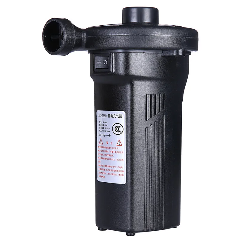 Электрический автомобильный воздушный насос с аккумулятором 110-240 В для матраса